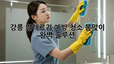 강릉🏡 알레르기 예방 청소🧹: 봄맞이 완벽 솔루션!